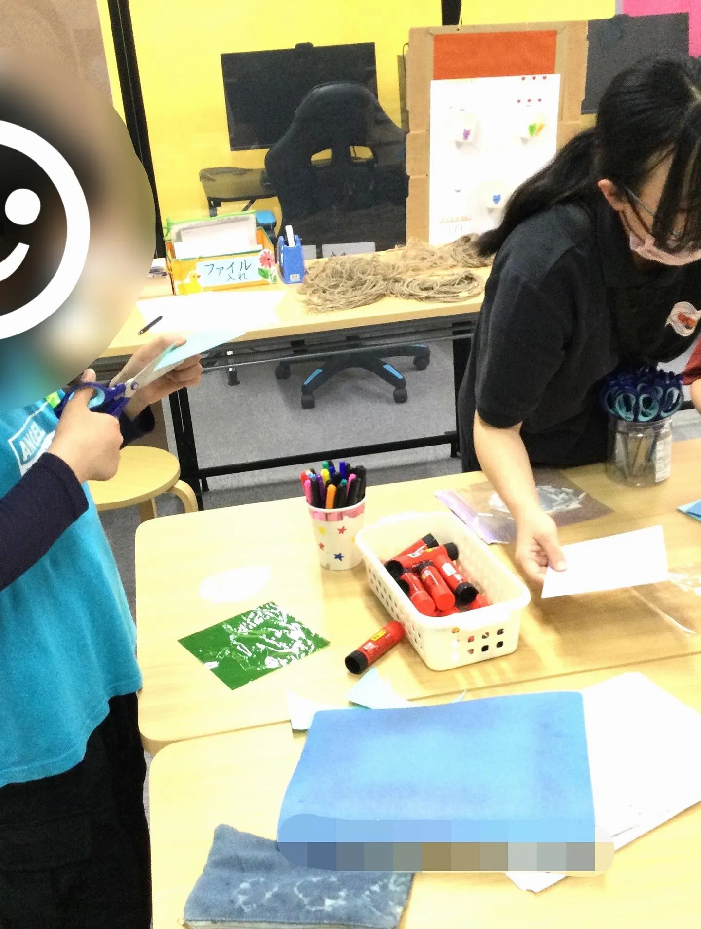 6月壁面製作💧雨のしずく☂️✨