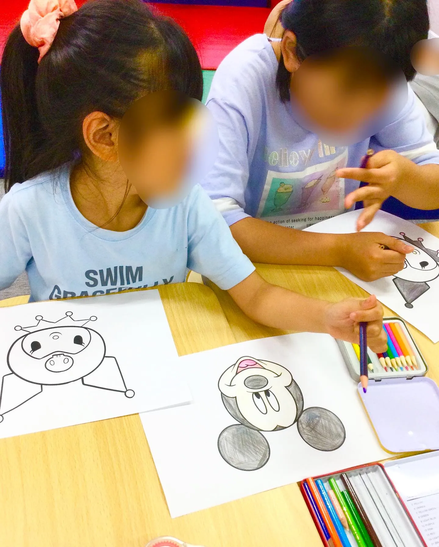 ぬりえタイム✏️🌈