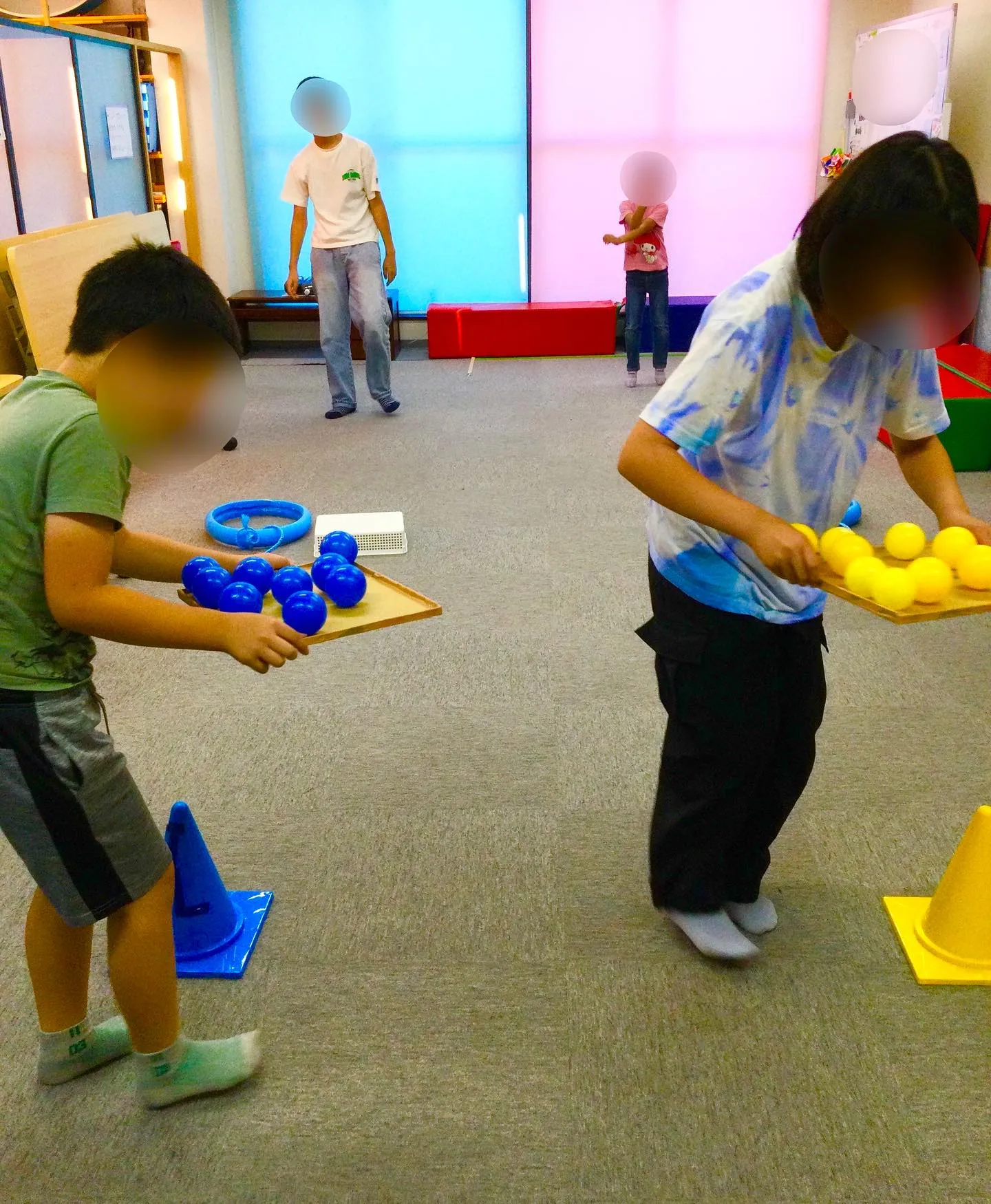 輪っかリレー🏃💨