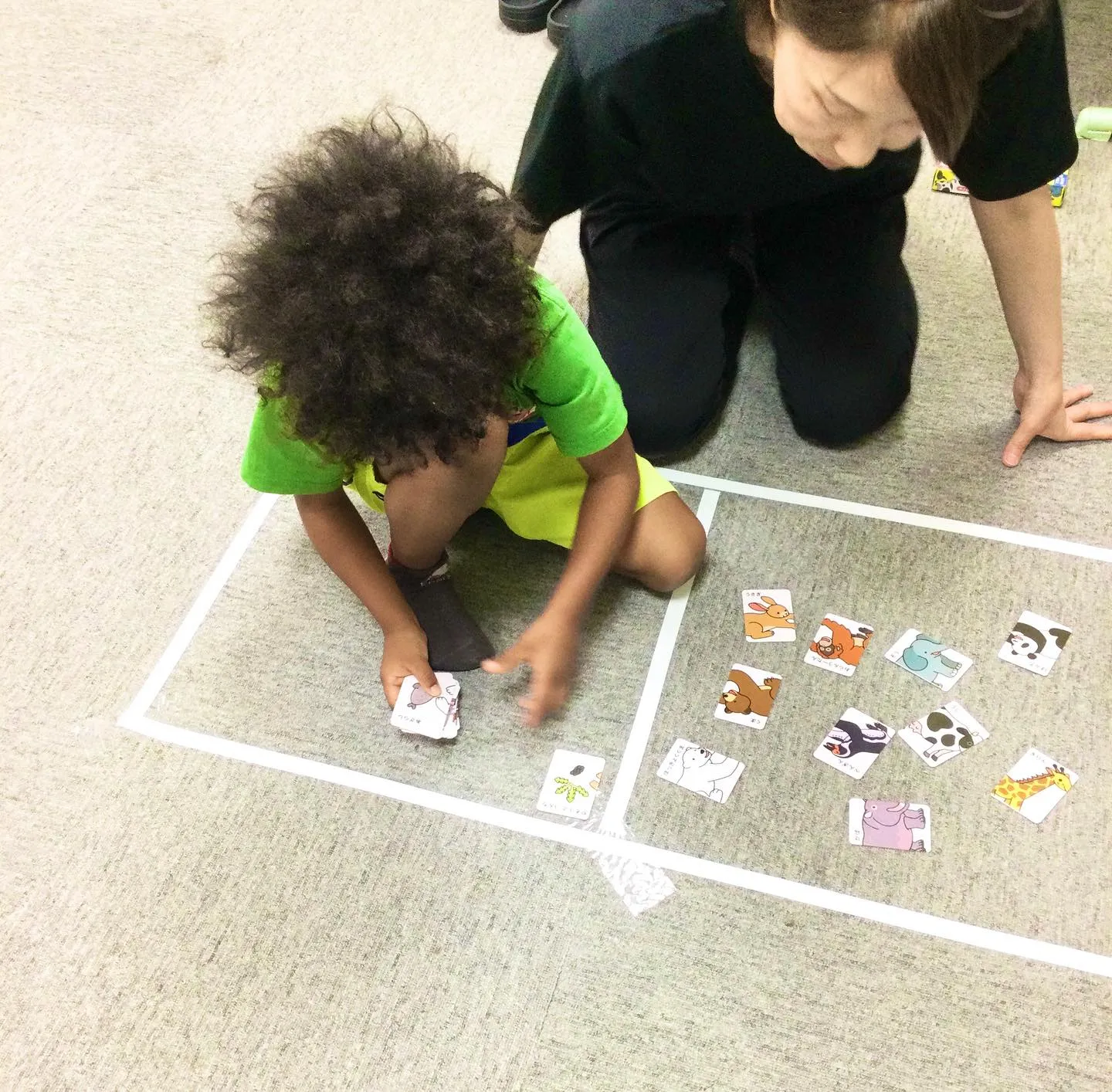 ビジョントレーニング⚾️ボール色合わせ