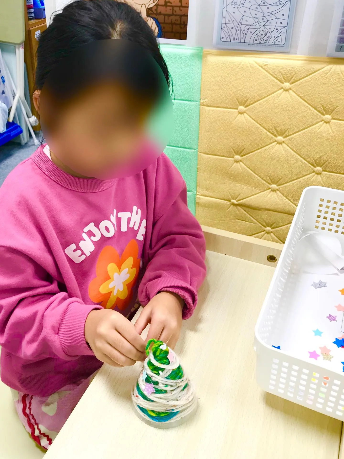 クリスマスツリー製作／幼児クラス🎄