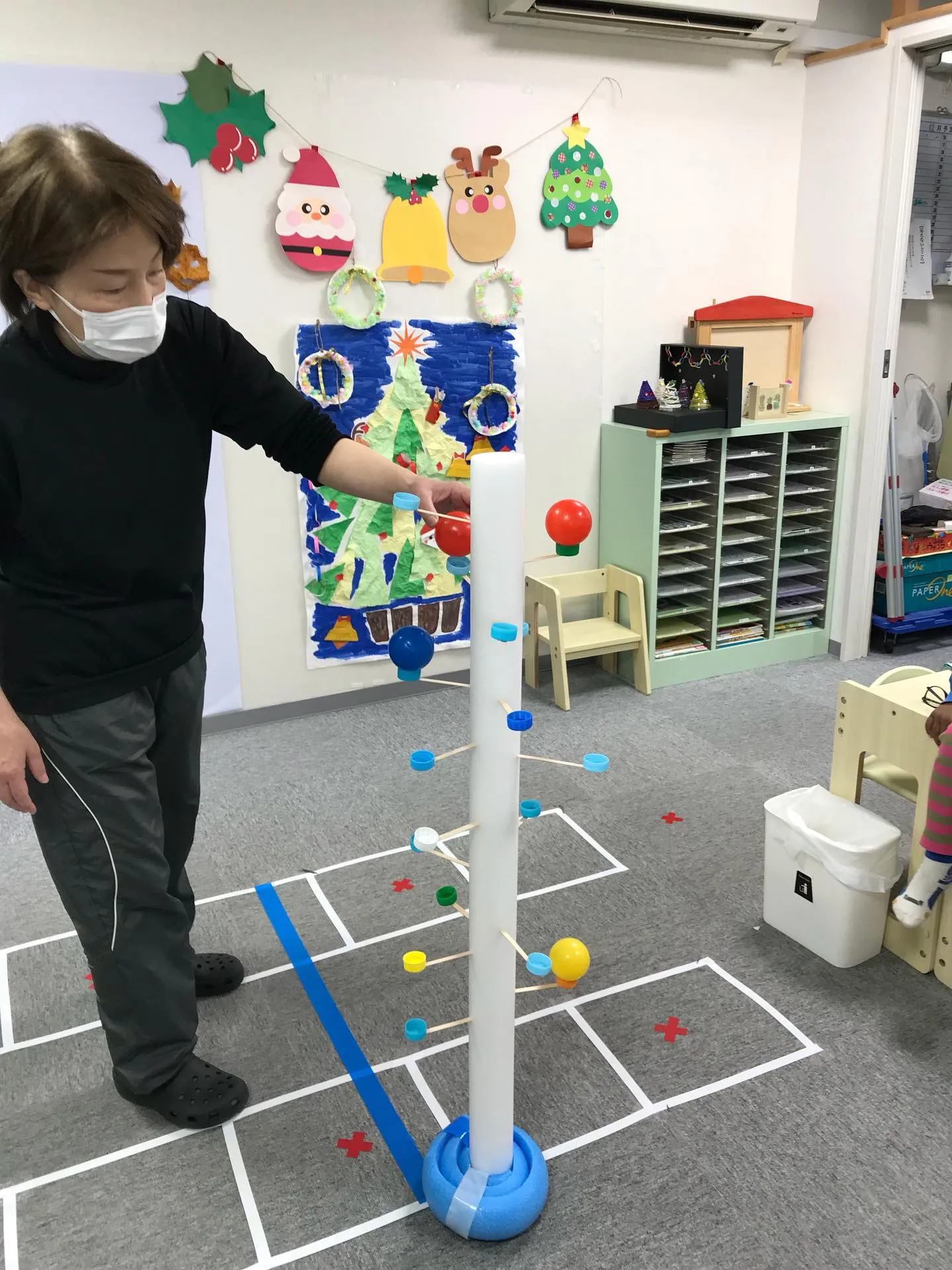 ぐらぐら！ボールタワー🤩