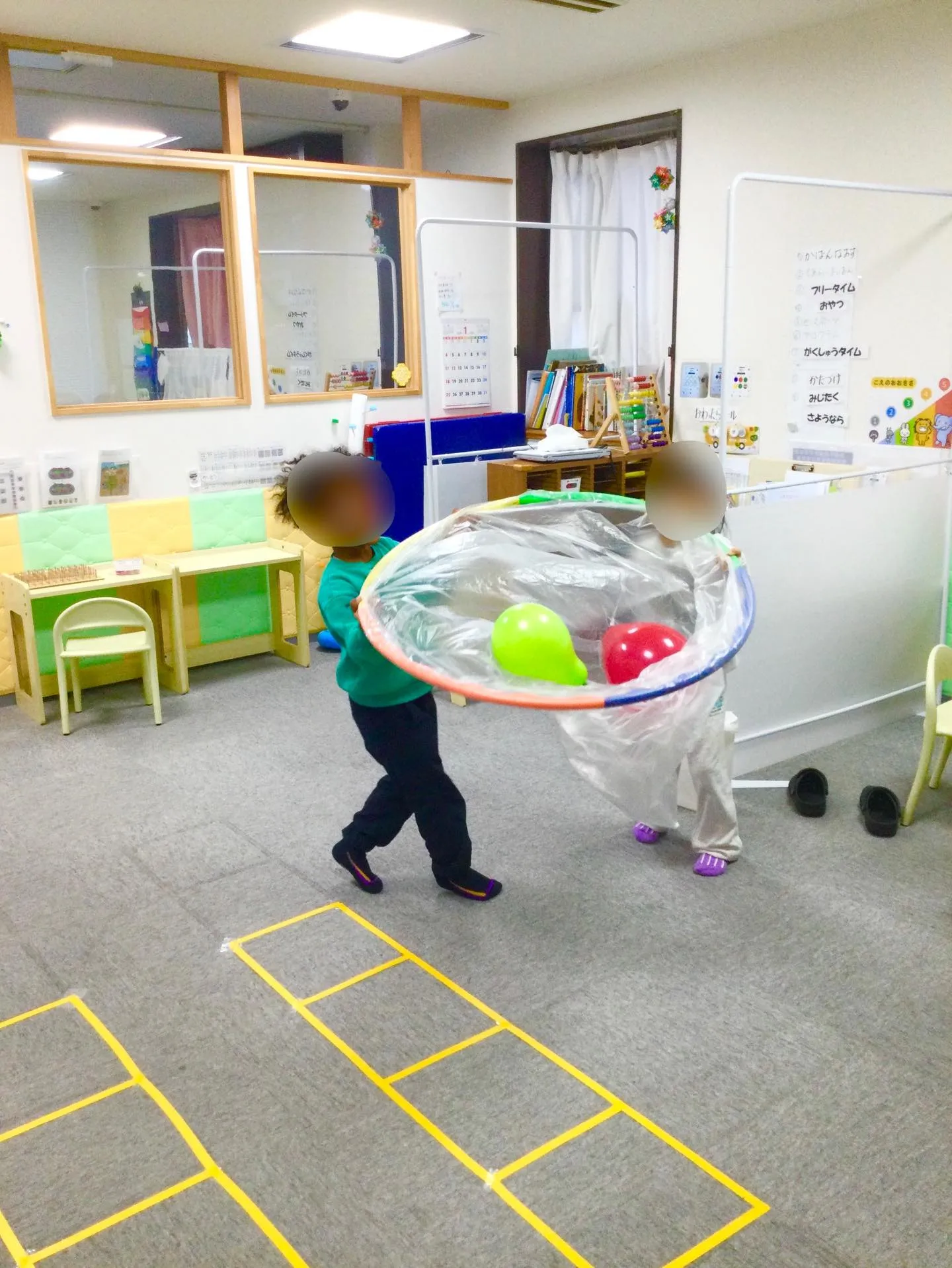 風船キャッチ🎈😆