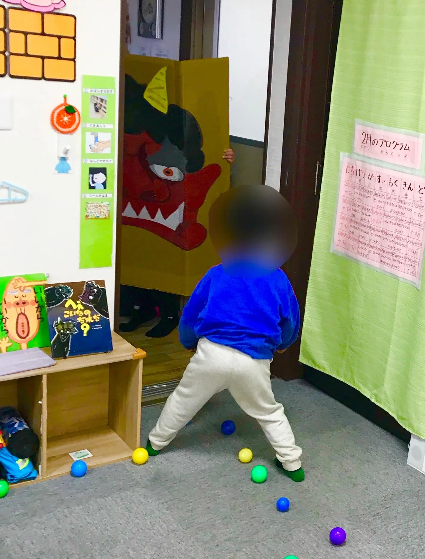 幼児クラス豆まき👹🤗